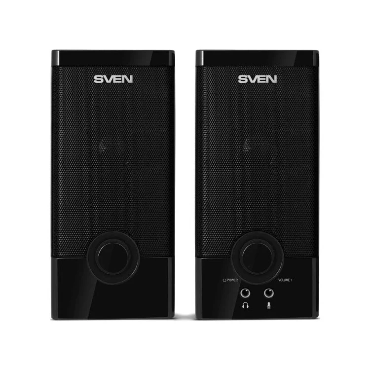 Колонки SVEN SPS-603 черный USB-порт ПК, ноутбука или адаптер 5V DC