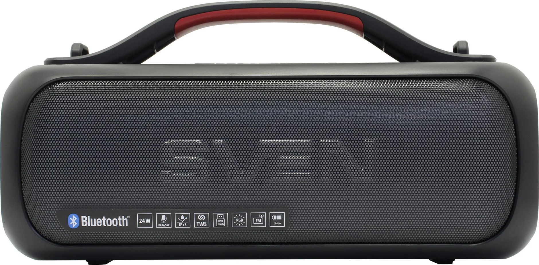 Мобильные колонки SVEN PS-360 2.0 черные 2x12W Bluetooth
