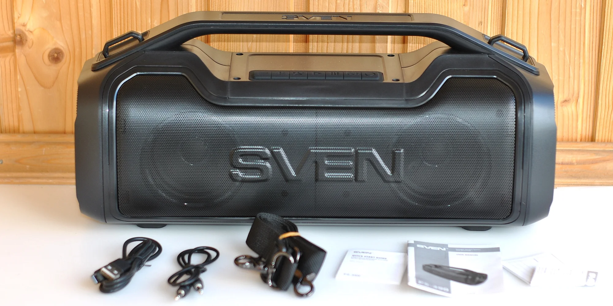 Мобильные колонки SVEN PS-390 2.0 черный