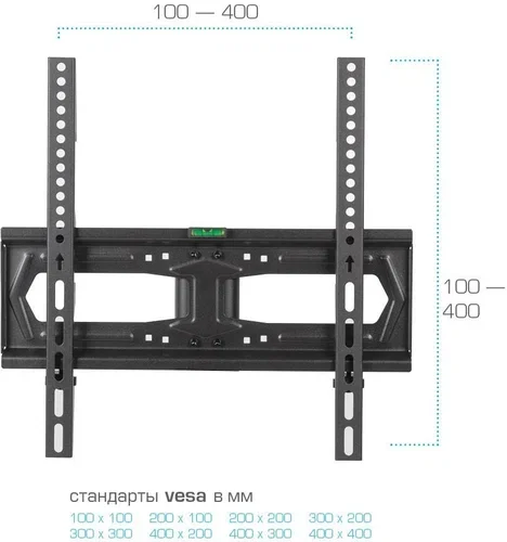 Кронштейн под LCD Kromax X-STAND-2 black 4 шт/уп. Настольная подставка для TV 23"-55", max 30 кг.