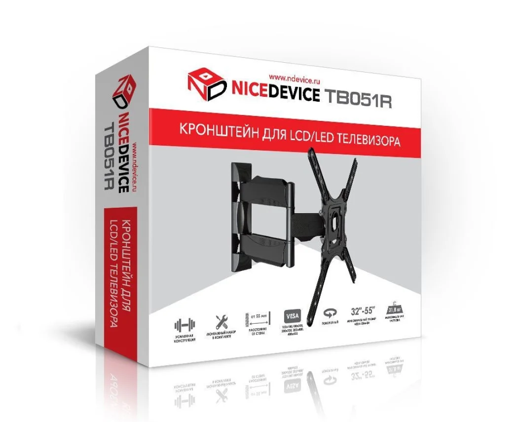 Кронштейн под LCD NICEDEVICE (32"-55") ТB051R