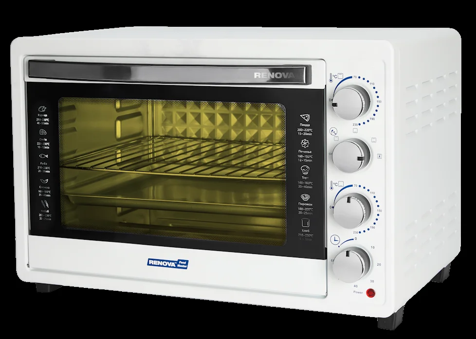 Мини-печь RENOVA MO-45GFLTB1, 1800вт, 53x41x36см