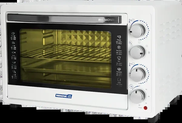 Мини-печь RENOVA MO-45GFLTW1, 1800вт, 53x41x36см