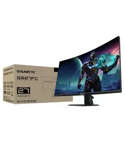 Монитор 27" Gigabyte GS27FC R1500 VA 1920x1080, 180 Гц, 1 мс, 16:9, 250 кд/м², 2xHDMI, 1xDP, 1x3.5 м