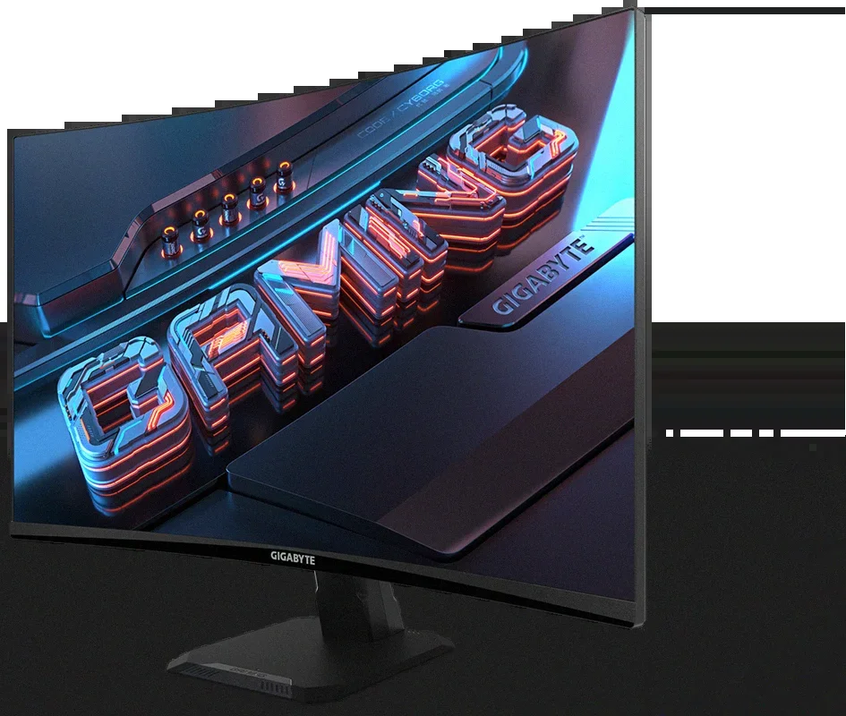 Монитор 27" Gigabyte GS27FC R1500 VA 1920x1080, 180 Гц, 1 мс, 16:9, 250 кд/м², 2xHDMI, 1xDP, 1x3.5 м