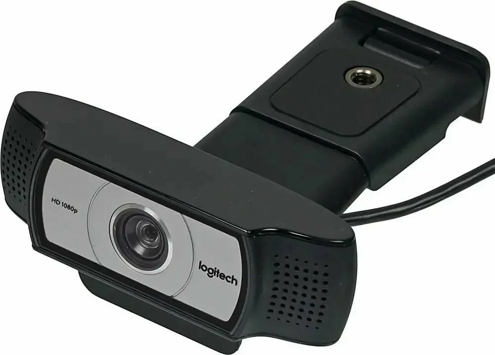 Logitech Веб-камера C930e HD, 1920 х 1080, 3 Мп,, автофокус, 90°, микрофон, USB2.0, 1.8 м, черный/серебристый.