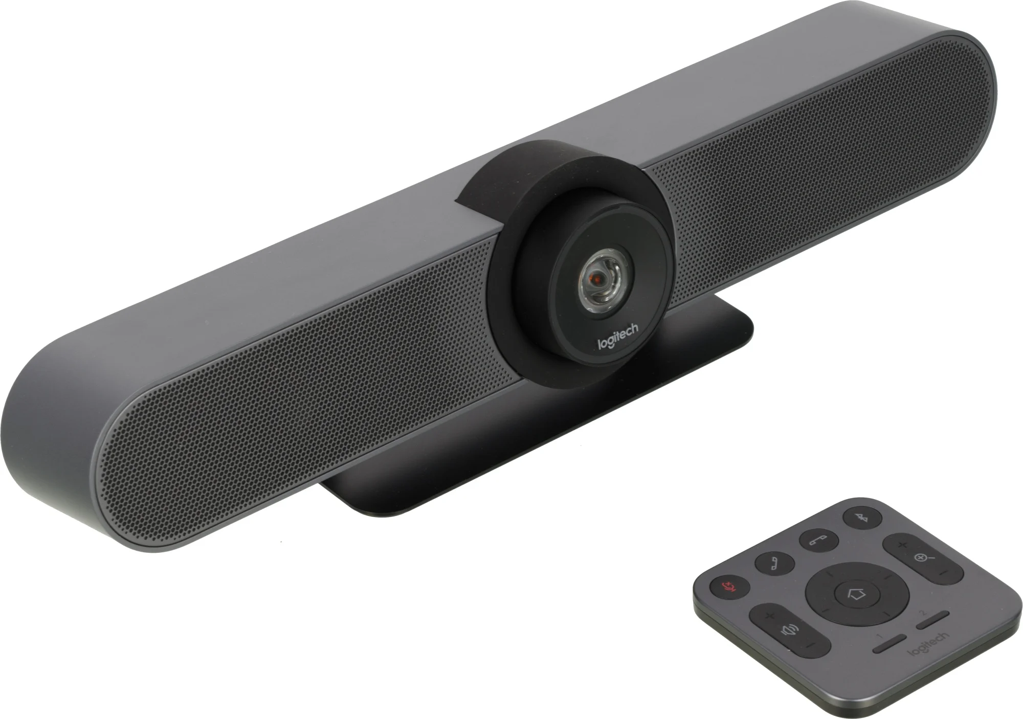 Logitech Веб-камера MeetUp, Ultra HD 4K, 3840 х 2160, 30 кад/сек, 8 Мп, 120°, шумоподавление, USB 3.0, кабель 5м, черный