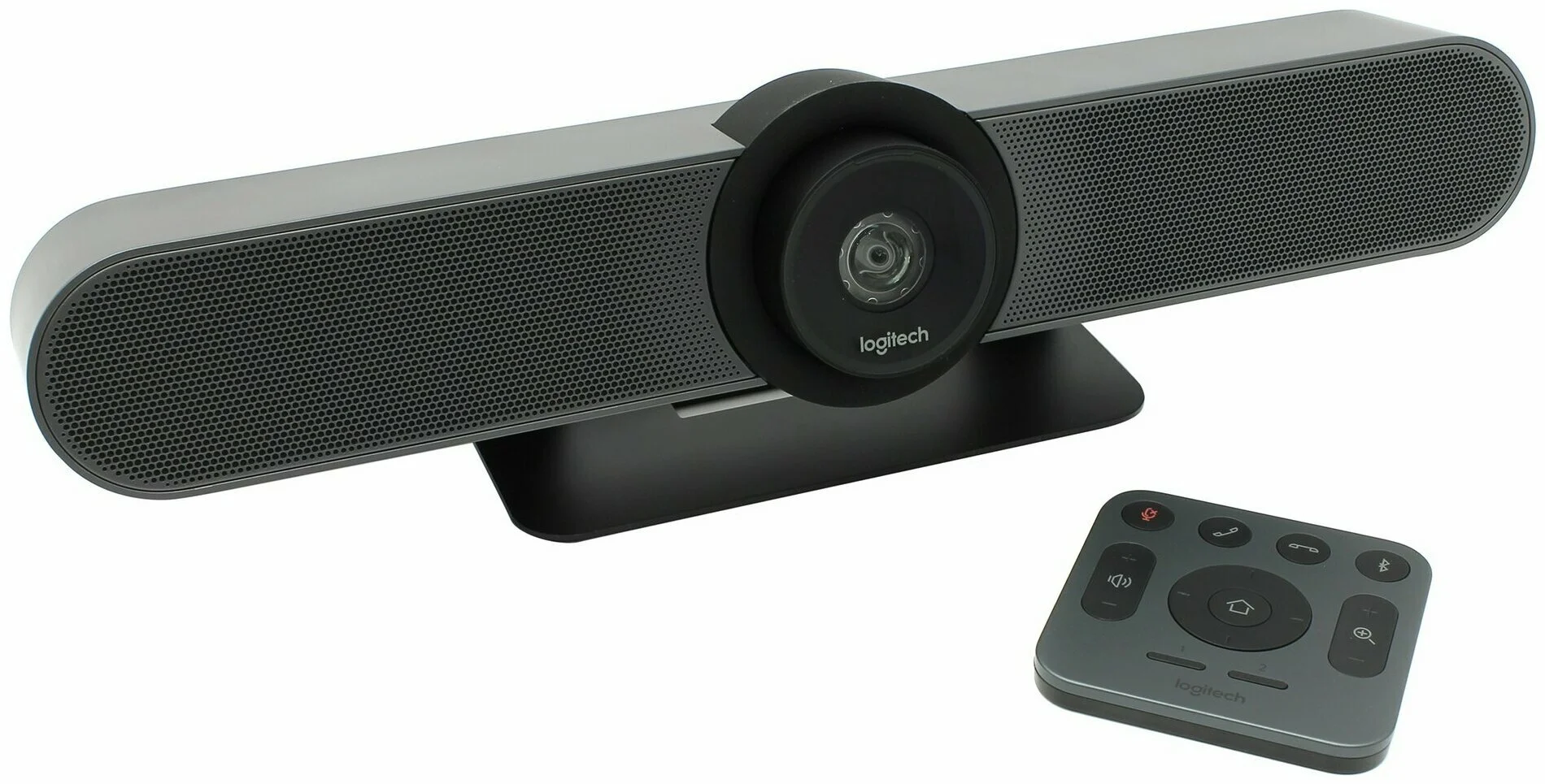 Logitech Веб-камера MeetUp, Ultra HD 4K, 3840 х 2160, 30 кад/сек, 8 Мп, 120°, шумоподавление, USB 3.0, кабель 5м, черный
