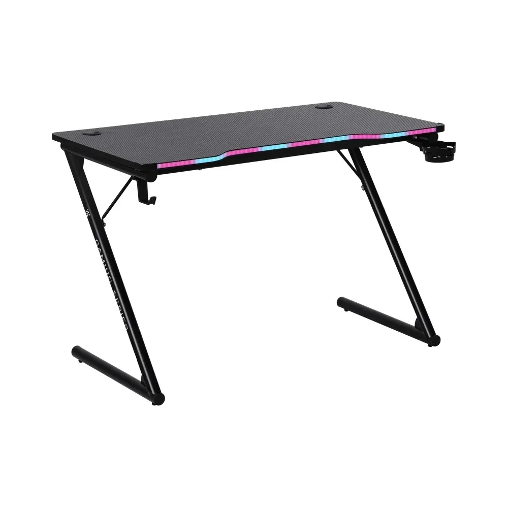 Defender Игровой компьютерный стол Ferox подвес кружк+гарн,черн,МДФ,RGB
