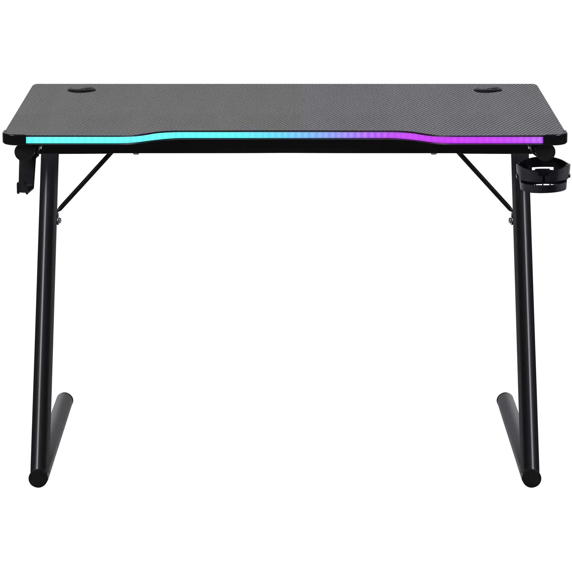 Defender Игровой компьютерный стол Ferox подвес кружк+гарн,черн,МДФ,RGB