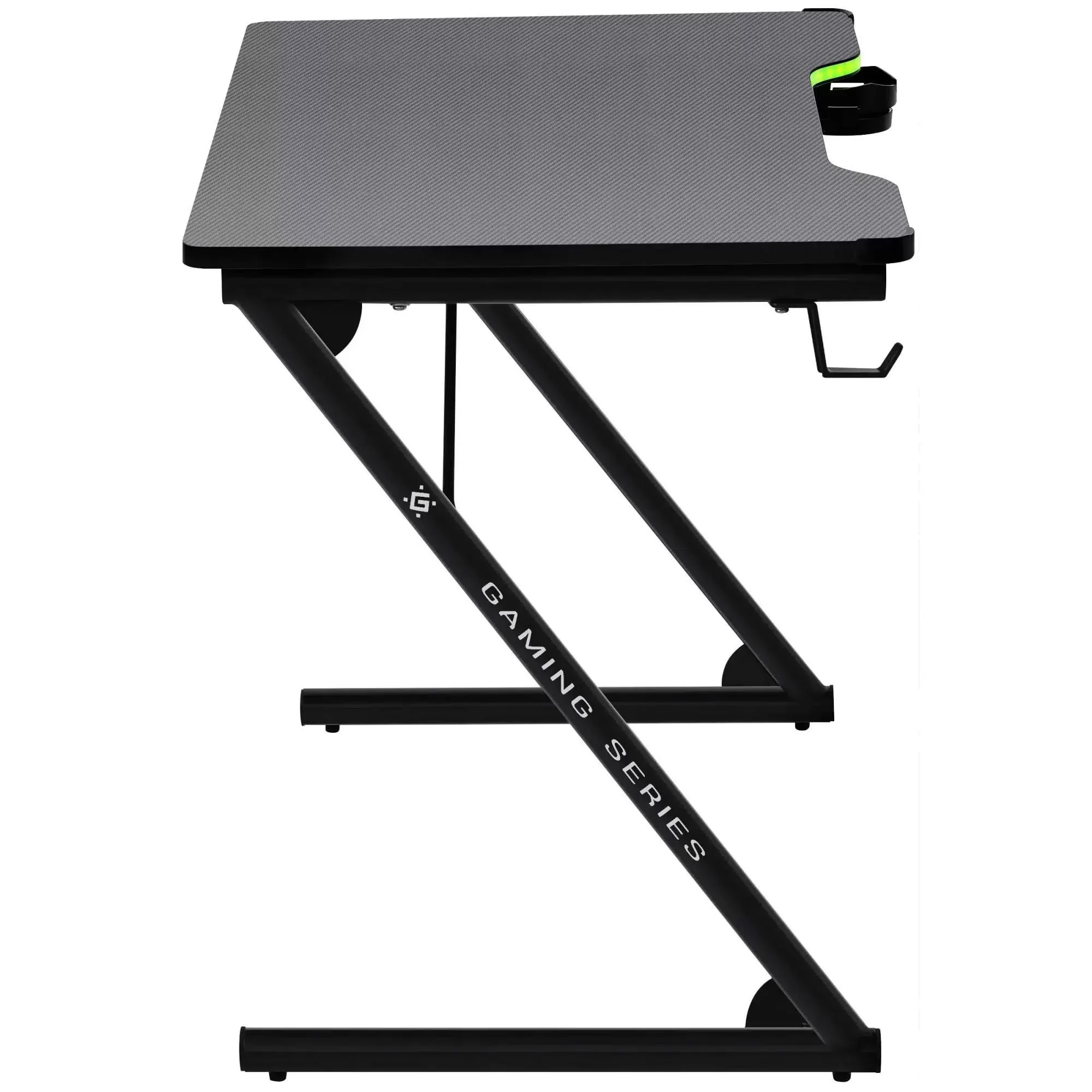 Defender Игровой компьютерный стол Ferox подвес кружк+гарн,черн,МДФ,RGB