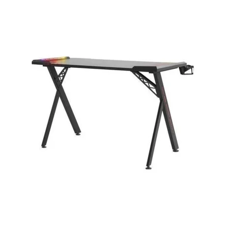 Defender Игровой компьютерный стол Gamer RGB,подвес круж+гарн.,черн,120