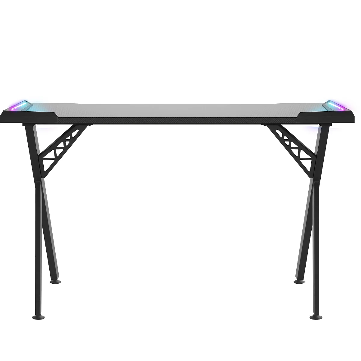 Defender Игровой компьютерный стол Gamer RGB,подвес круж+гарн.,черн,120