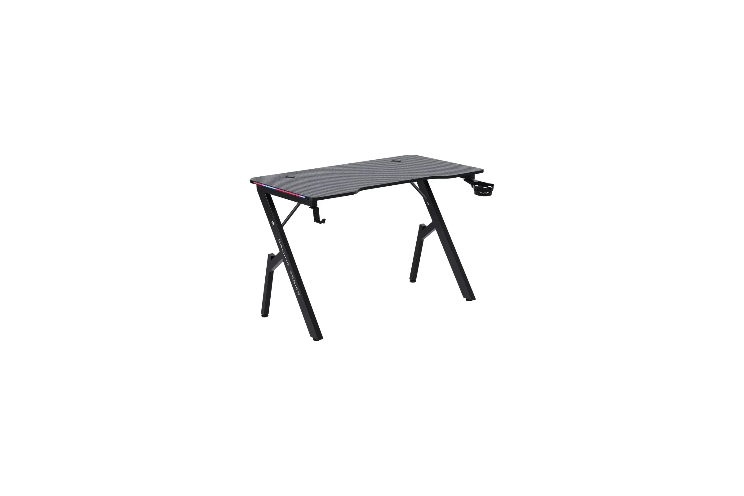 Defender Игровой компьютерный стол Ino подвес кружк+гарн,черн,МДФ,RGB