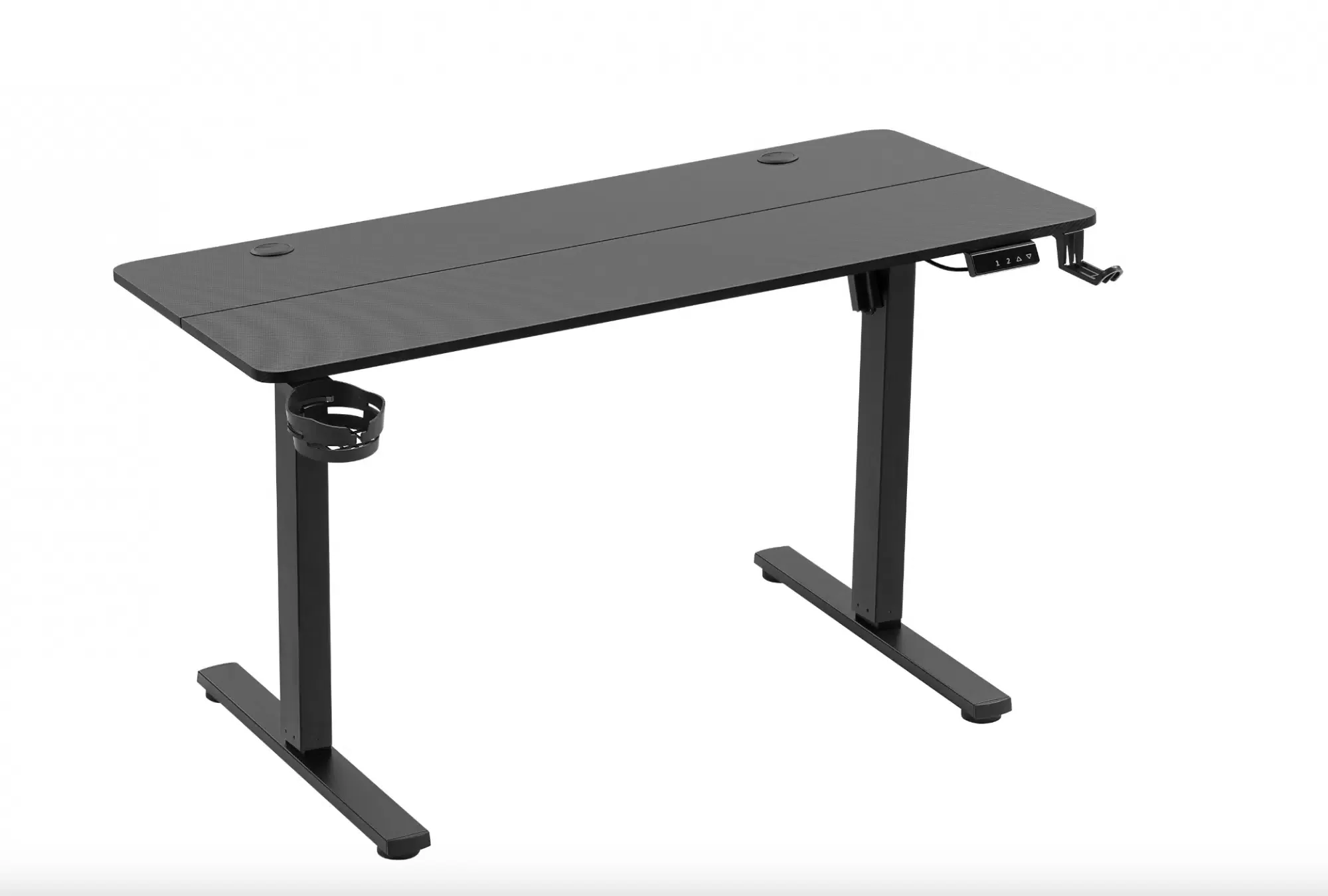 Defender Игровой компьютерный стол Saturn черн,регулир.высота 71-118см