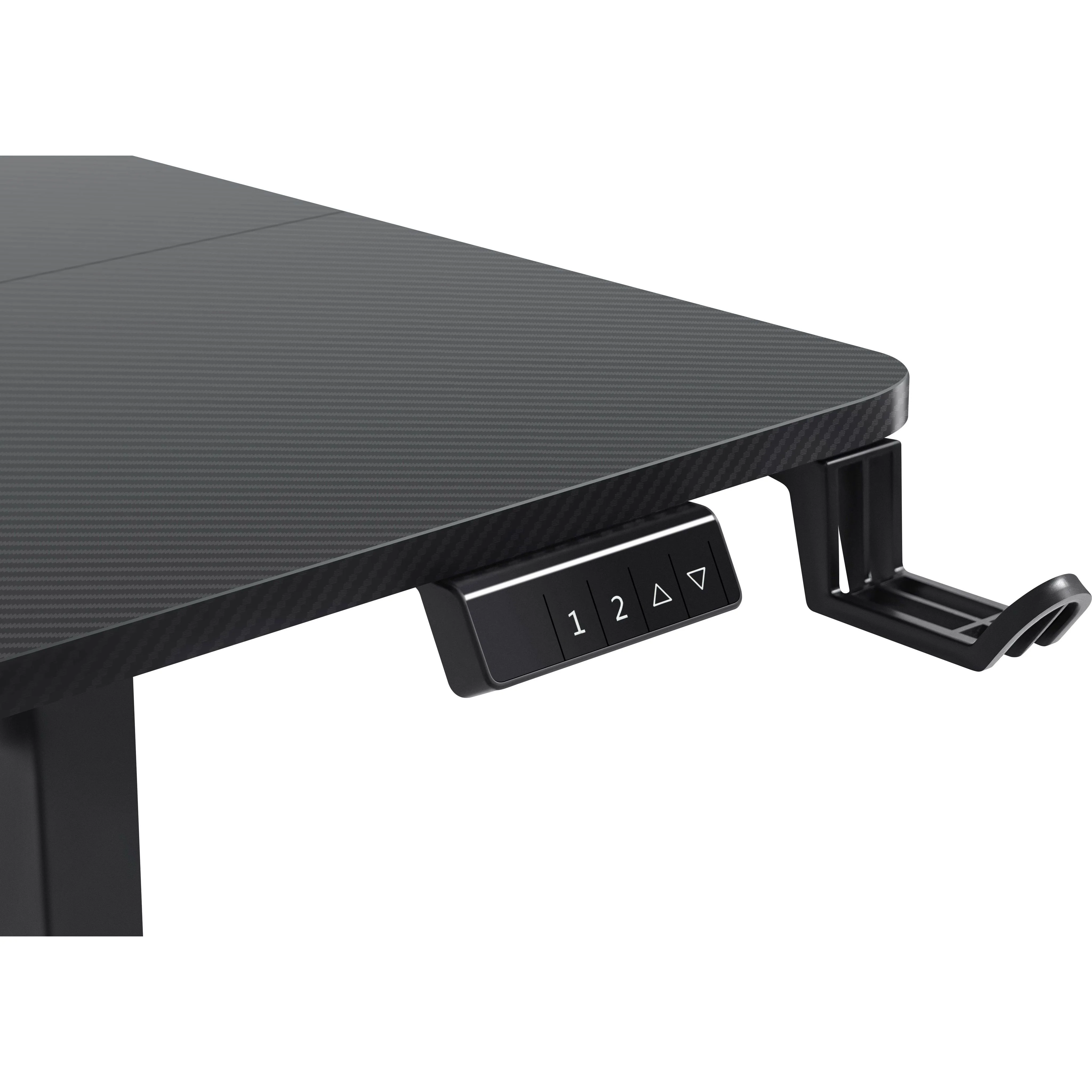 Defender Игровой компьютерный стол Saturn черн,регулир.высота 71-118см