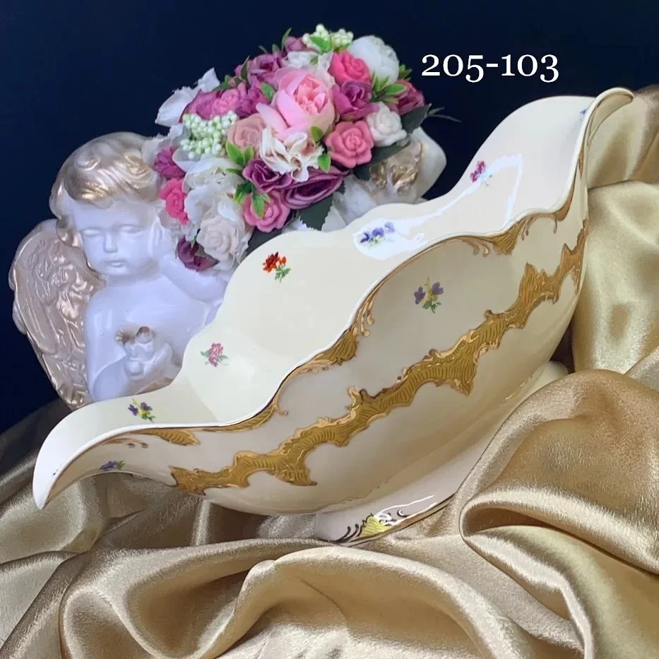 205-103 Фруктовница 30,5см ОЛИВИЯ в под.уп.(х6)Фарфор