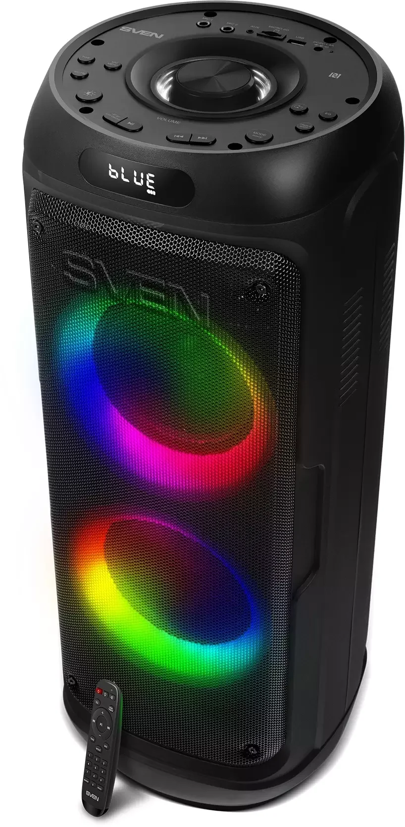 Мобильные колонки SVEN PS-770 2.0 черный 2x50W Bluetooth