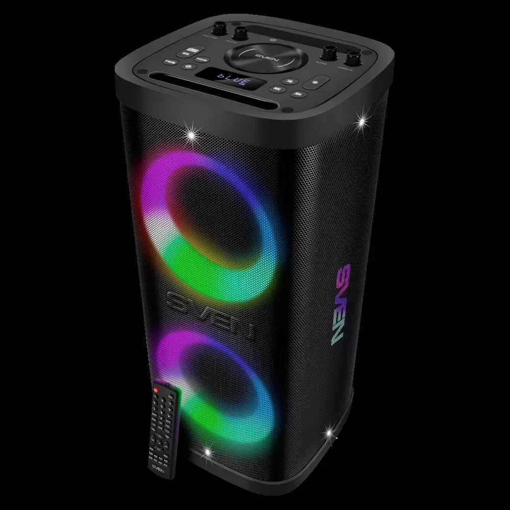 Мобильные колонки SVEN PS-930 2.0 черные 2x75 W Bluetooth