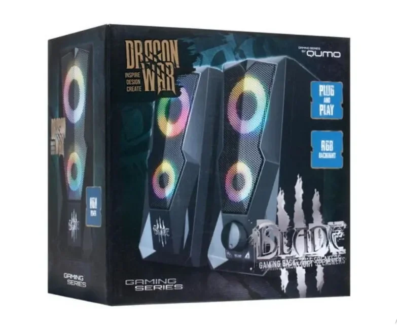 Портативная акустика 2.0 QUMO Blade AS001