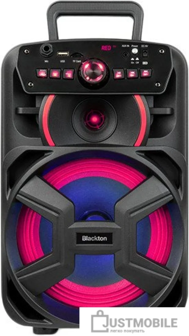 Портативная акустика Blackton Bt PBS2110 черный Мощность RMS 8 Вт Bluetooth