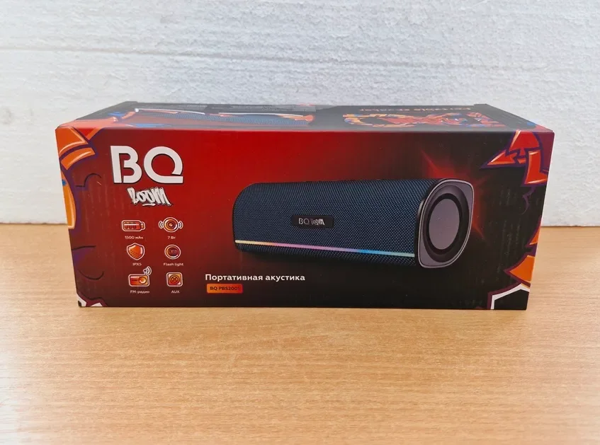 Портативная акустика BQ PBS2001 черный 7 Вт