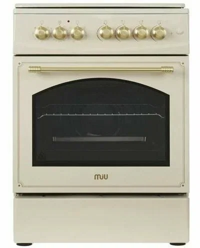 Плита комбинированная MIU Granma 61 LUX бежевая 59.8х86х63.5 см (газ кон. 70 л конвекция,Дисплей)