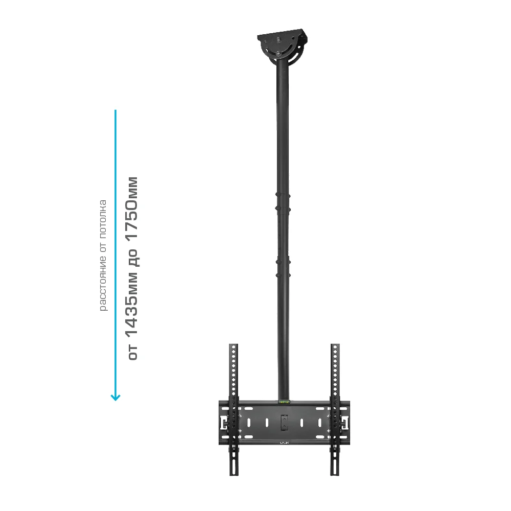 Кронштейн под LCD VLK TRENTO-61 black (26"-65", 35 кг 400 x 400)