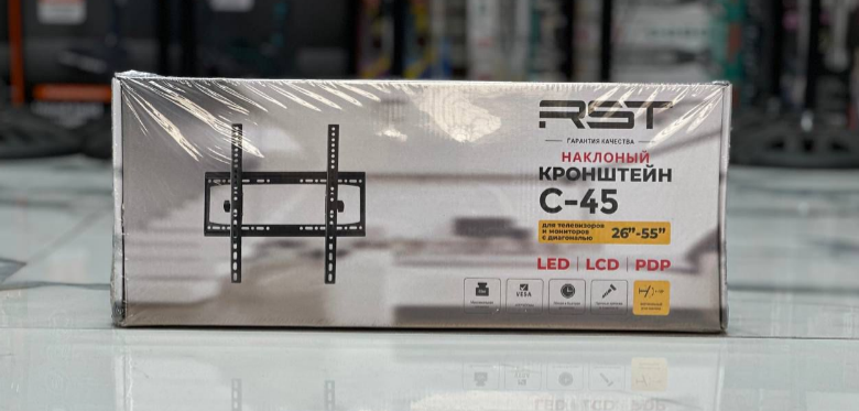 Кронштейн под LCD КТВ C-45 Крепление с наклоном (26"-55")