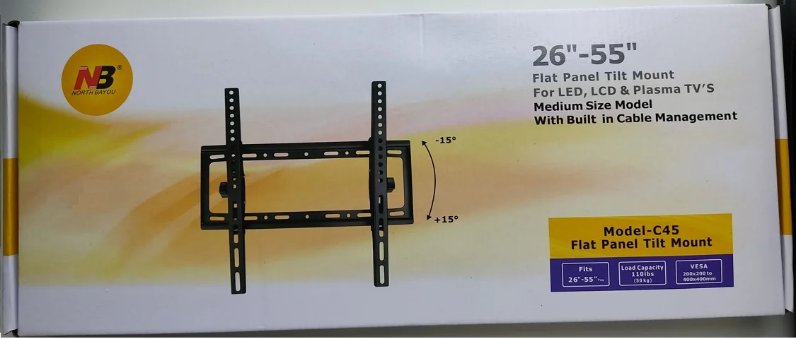 Кронштейн под LCD КТВ C-45 Крепление с наклоном (26"-55")