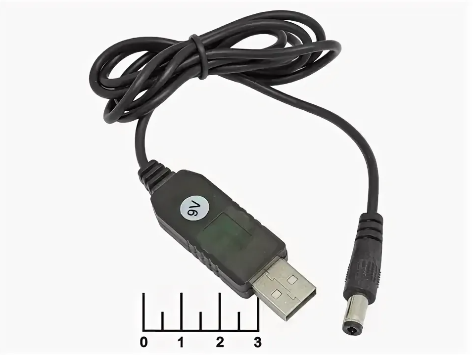 Конвертер USB 5V на 9V 1A (5.5*2.5)