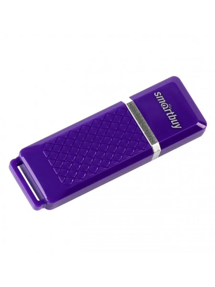 Флешка USB Smartbuy Quartz Violet (SB32GbQZ-V), 32Gb, USB 2.0, R/W 25/15, фиолетовый