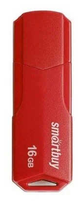 Флешка USB Smartbuy R/W 16 Gb CLUE красный (SB16 GbCLU-R)