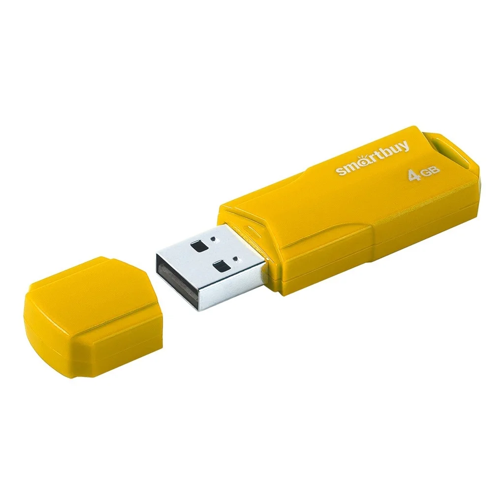 Флешка USB Smartbuy R/W 16Gb CLUE Yellow (SB16GbCLU-Y)