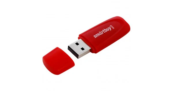 Флешка USB Smartbuy Scout Red (SB016Gb2SCR), 16Gb, USB 2.0, R/W 15/8, красный