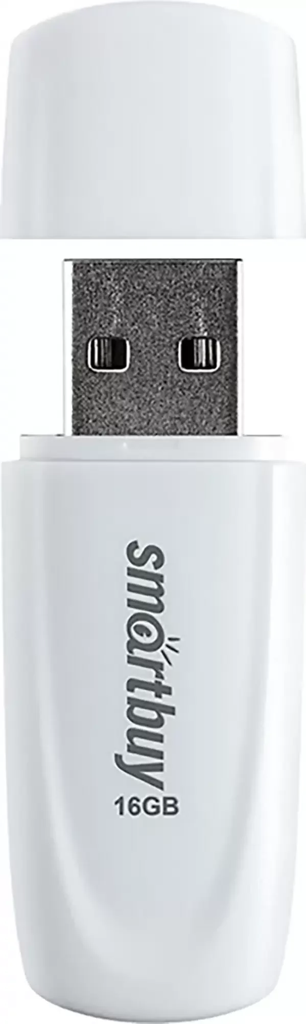 Флешка USB Smartbuy Scout White (SB016 Gb2SCW), 16Gb, USB 2.0, R/W 15/8, белый