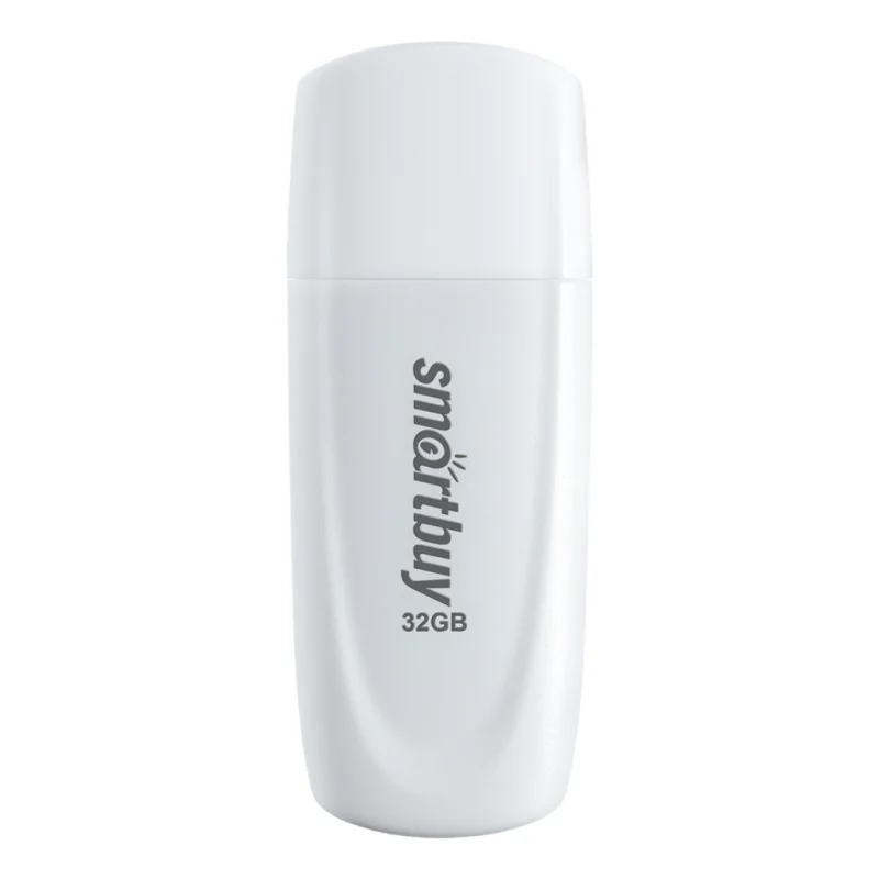 Флешка USB Smartbuy Scout white (SB032Gb2SCW), 32Gb, USB 2.0, R/W 15/5, белый