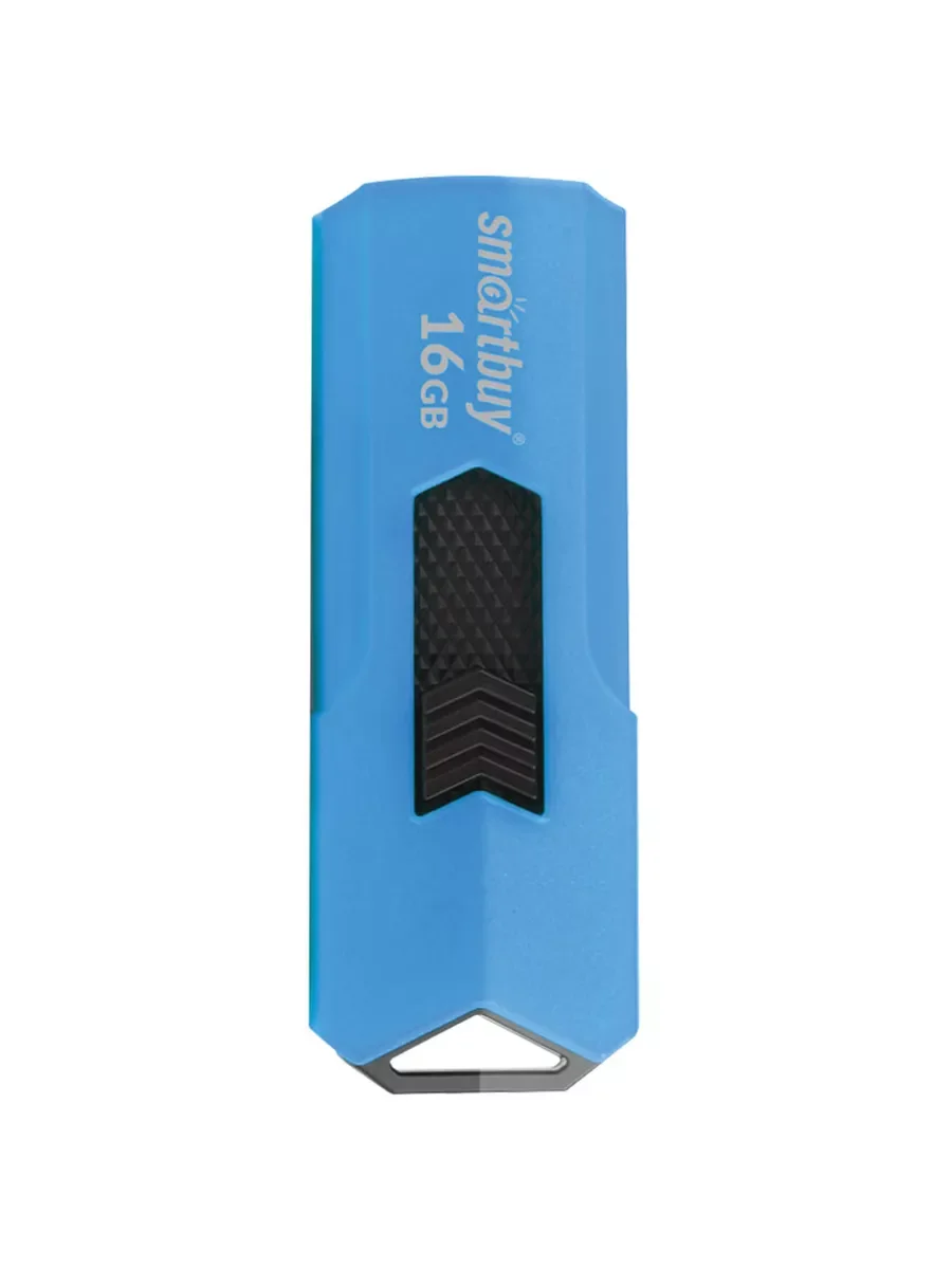 Флешка USB Smartbuy STREAM Blue (SB16GbST-B), 16Gb, USB 2.0, R/W 25/15, синий/черный