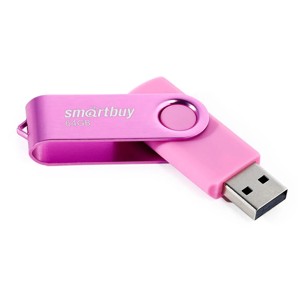 Флешка USB Smartbuy Twist Pink (SB032Gb2TWP), 32Gb, USB 2.0, R/W 15/12, розовый