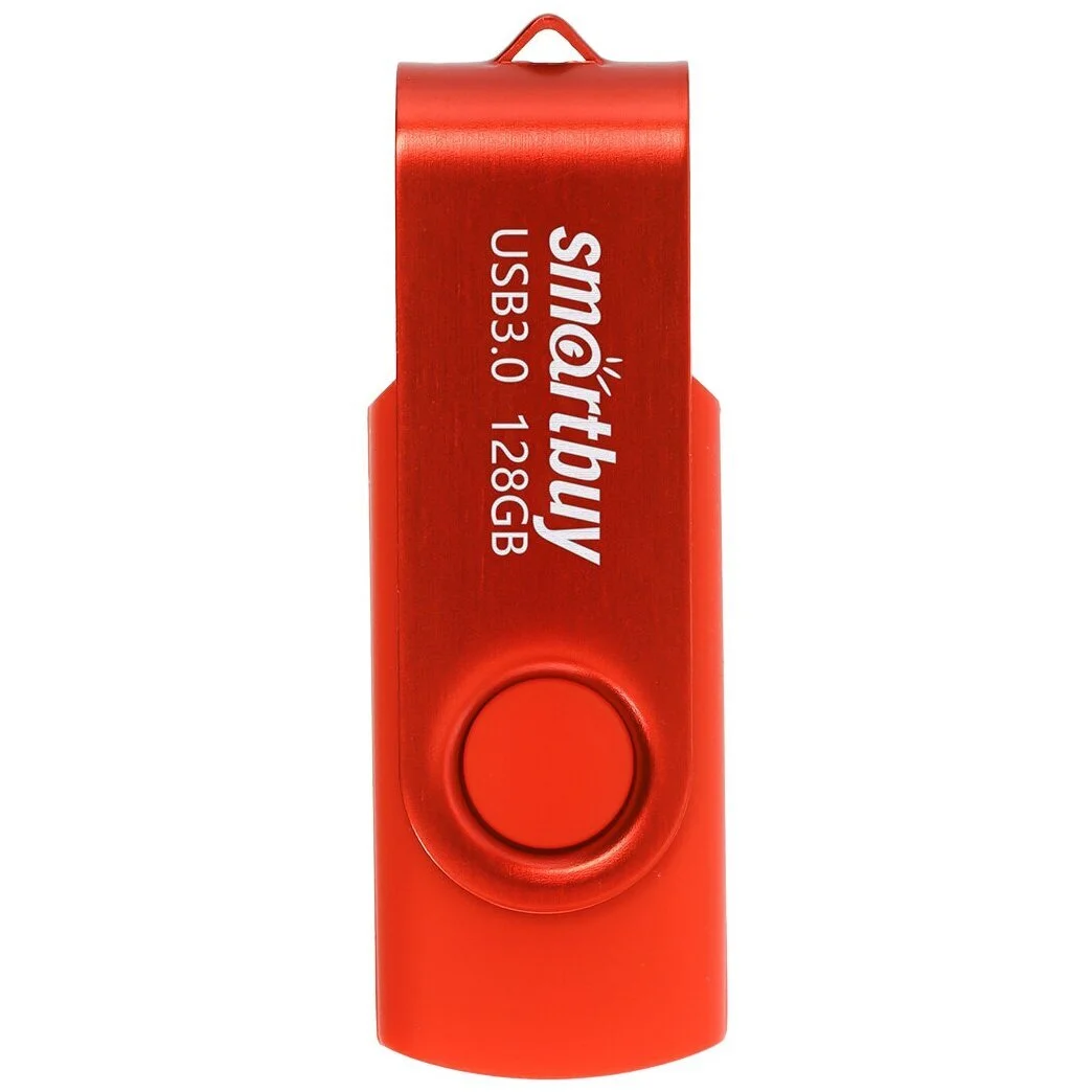 Флешка USB SmartBuy Twist Red (SB016Gb3TWR), 16Gb, USB 3.0, R/W 70/40, красный