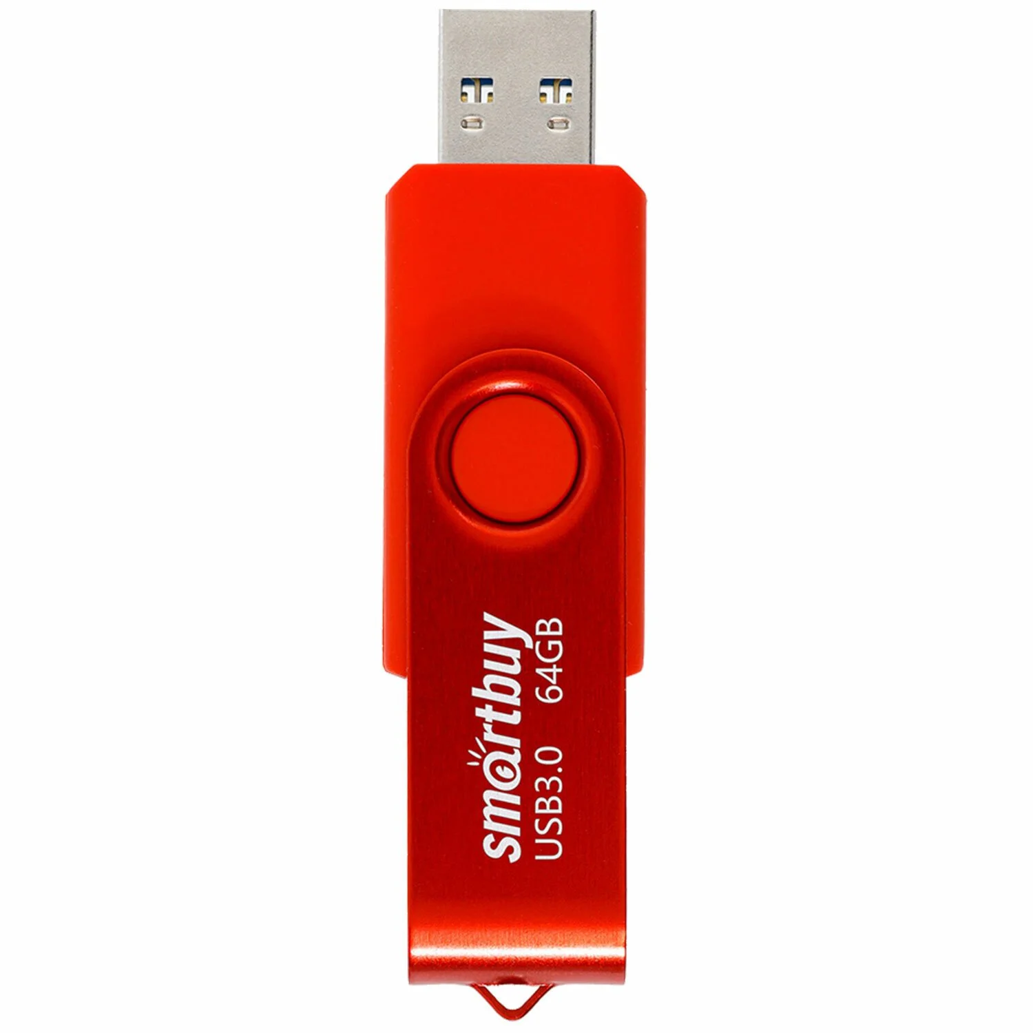 Флешка USB SmartBuy Twist Red (SB016Gb3TWR), 16Gb, USB 3.0, R/W 70/40, красный