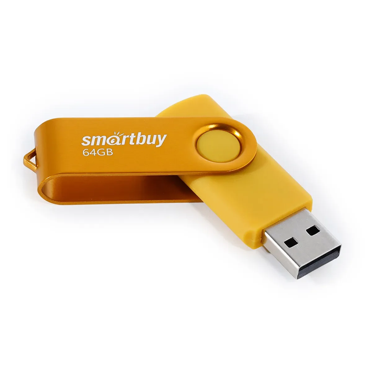 Флешка USB Smartbuy Twist Yellow (SB008Gb2TWY), 8Gb, USB 2.0, R/W 15/5, желтый