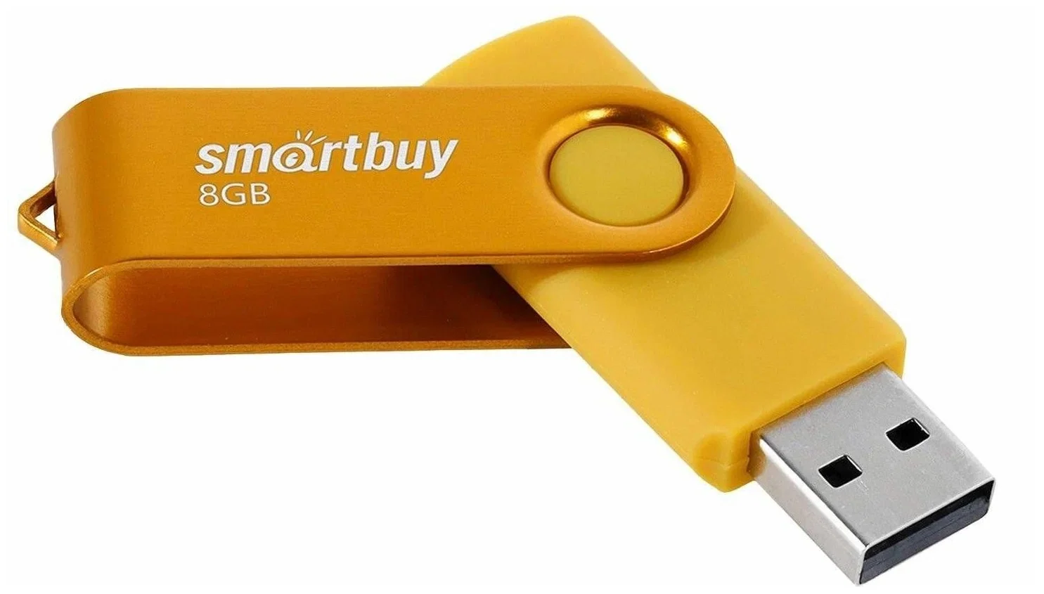 Флешка USB Smartbuy Twist Yellow (SB016 Gb2TWY), 16Gb, USB 2.0, R/W 15/7, желтый