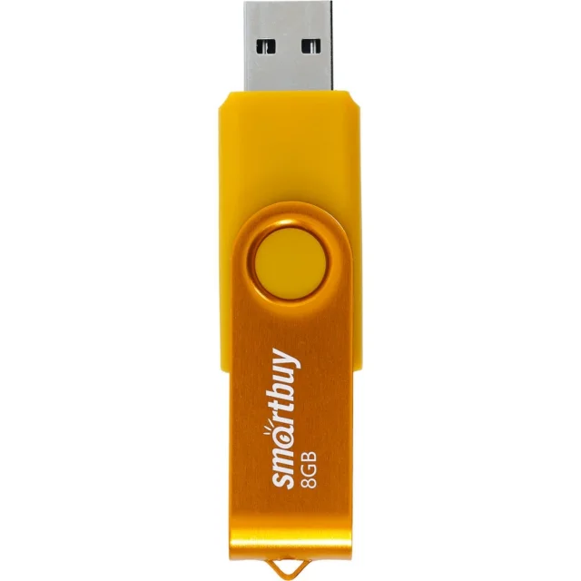 Флешка USB Smartbuy Twist Yellow (SB016 Gb2TWY), 16Gb, USB 2.0, R/W 15/7, желтый