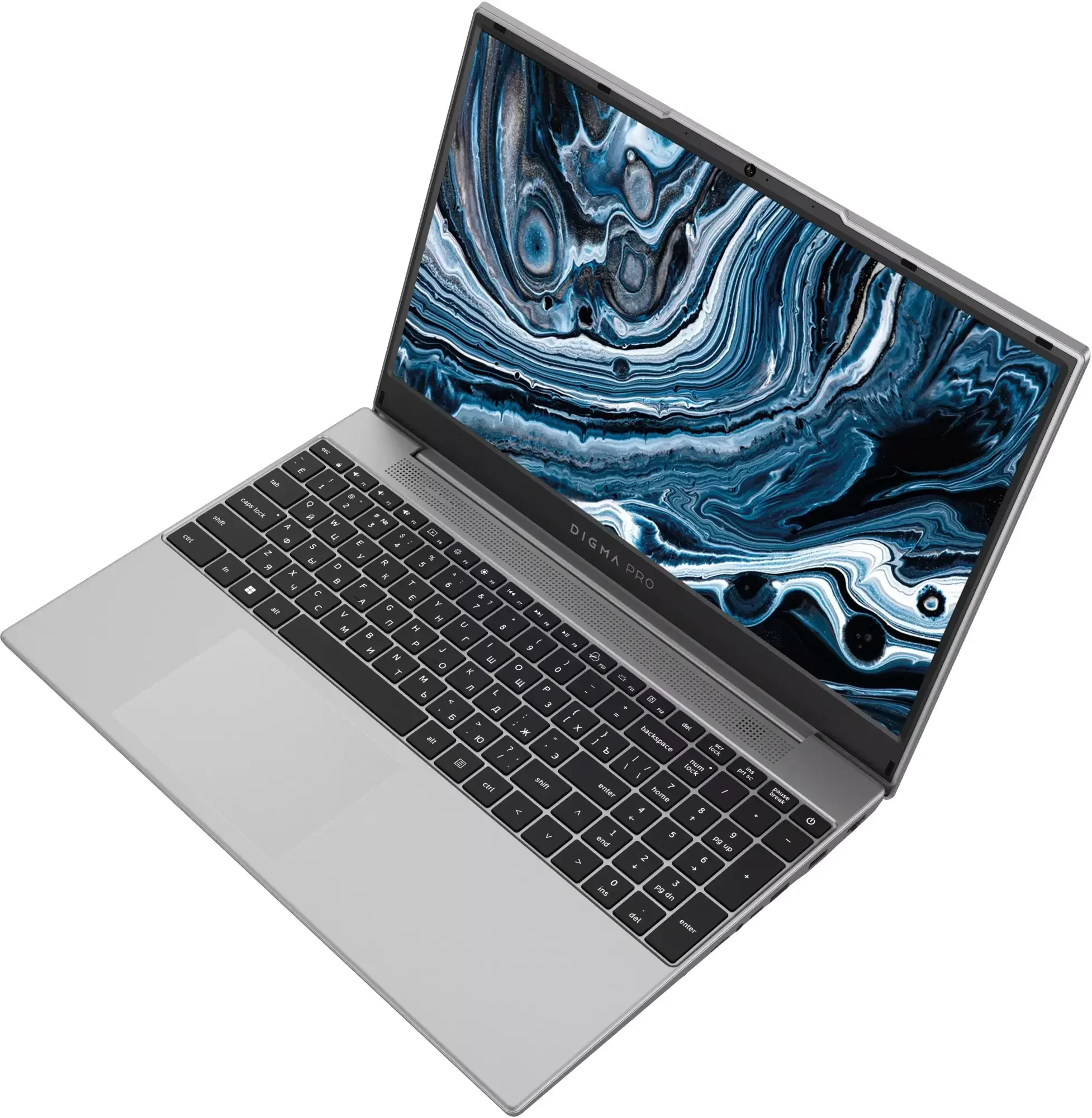 Ноутбук Digma Pro Breve Ryzen 7 7730U 16Gb SSD512Gb AMD Radeon Graphics 15.6" IPS FHD (1920x1080) Windows 11 Pro silver WiFi BT Cam 4500mAh (DN15R7-AD
