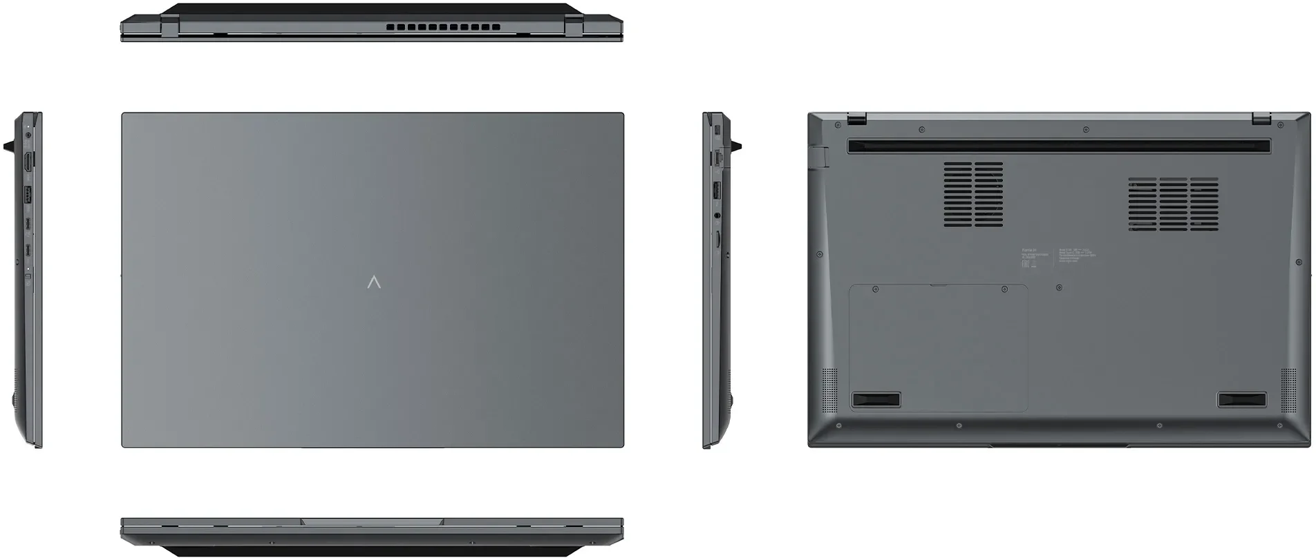 Ноутбук Digma Pro Fortis M Core i5 1235U 16Gb SSD512Gb Intel Iris Xe graphics 17.3" IPS FHD (1920x1080) Windows 11 Pro grey WiFi BT Cam 5500mAh (DN17P
