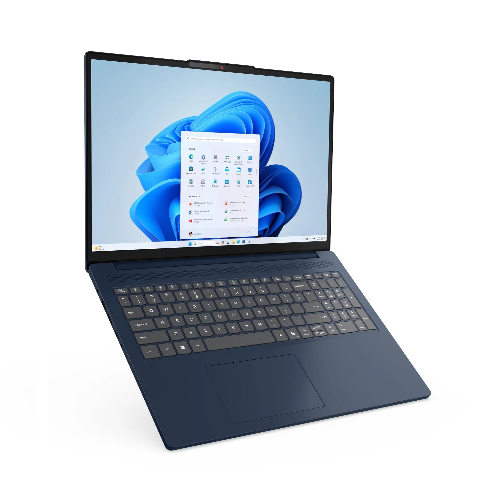 Ноутбук Lenovo IdeaPad Slim 3 15IRH10 Core i5 13420H 16Gb SSD512Gb Intel UHD Graphics 15.3" IPS WUXGA (1920x1200) без ОС grey WiFi BT Cam (83K100DVPS)