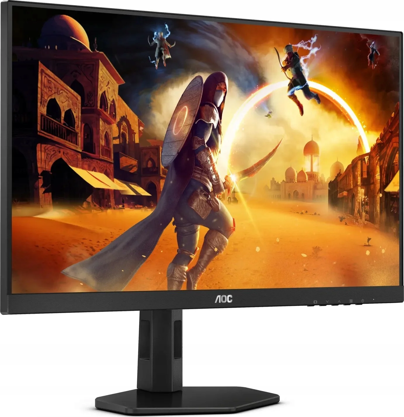 Монитор AOC 27" Q27G4S черный IPS LED 16:9 HDMI матовая HAS Piv 350cd 178гр/178гр 2560x1440 300Hz FreeSync DP Quad 2K (1440p) 5.33кг