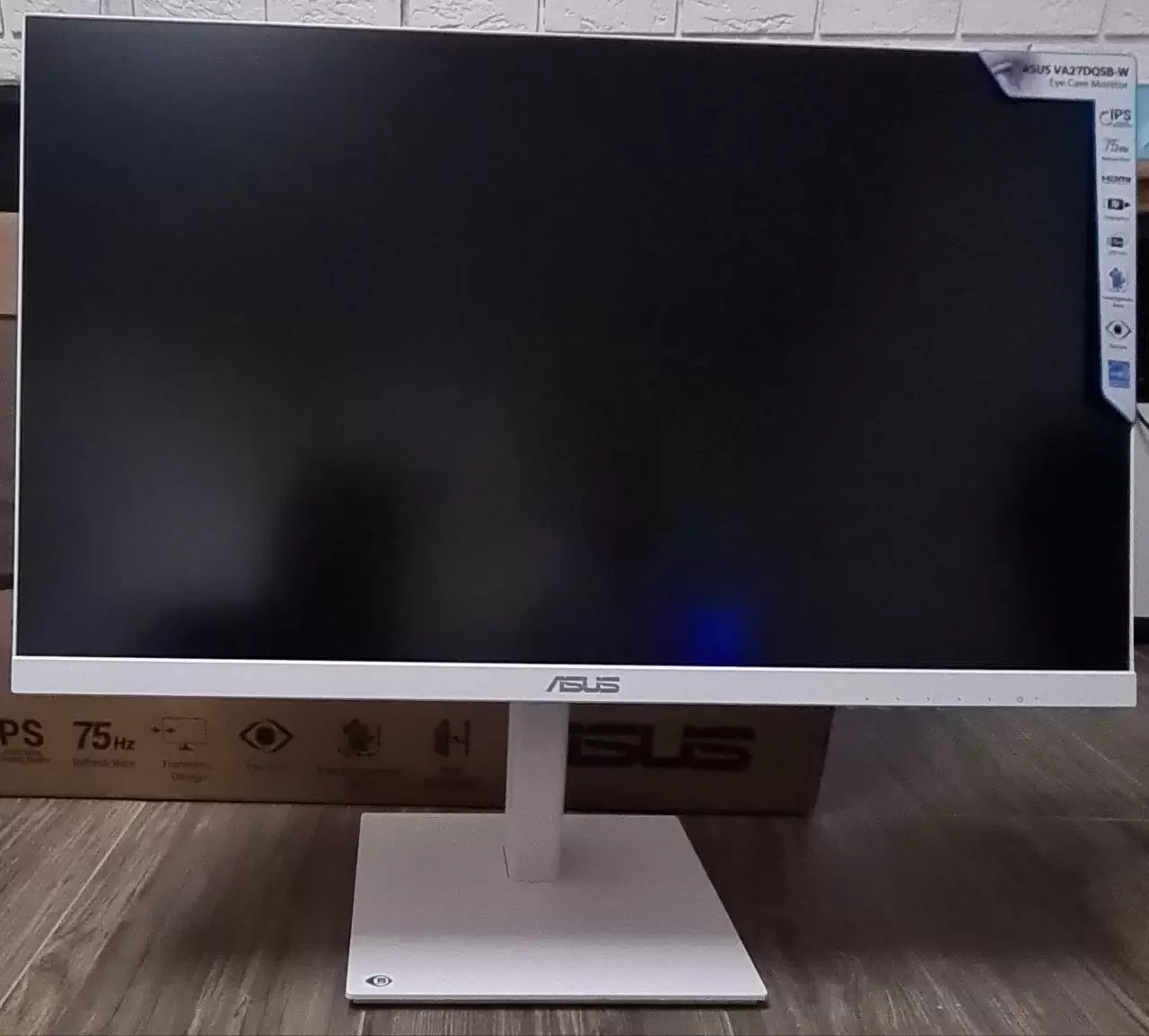 Монитор Asus 27" VA27DQSB-W белый IPS LED 16:9 HDMI M/M матовая HAS Piv 250cd 178гр/178гр 1920x1080 75Hz FreeSync VGA DP FHD USB 6.8кг