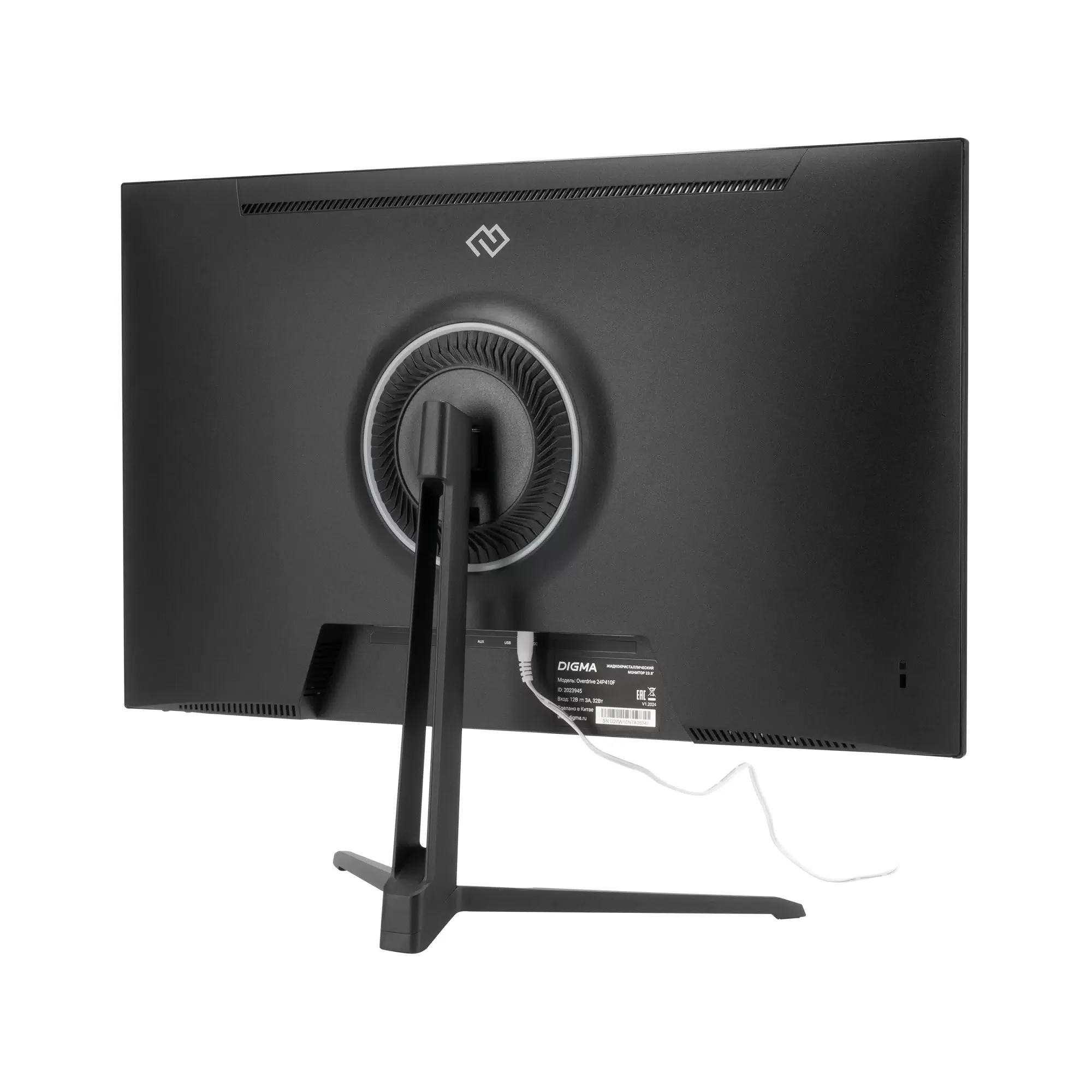 Монитор Digma 23.8" Overdrive 24P410F черный IPS LED 1ms 16:9 HDMI матовая 300cd 178гр/178гр 1920x1080 200Hz G-Sync FreeSync DP FHD USB 2.8кг